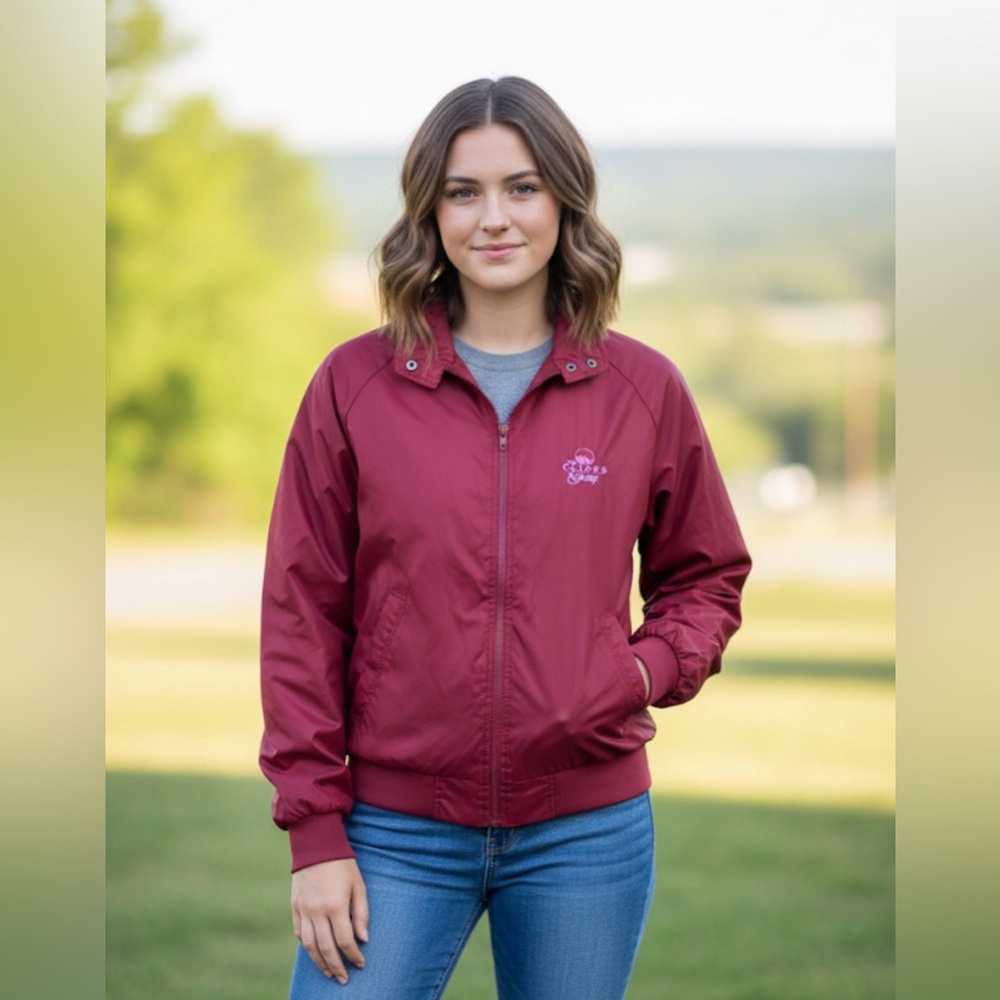 The Cliffs at Glassy Vintage Red Cranberry Clipper's Jacket